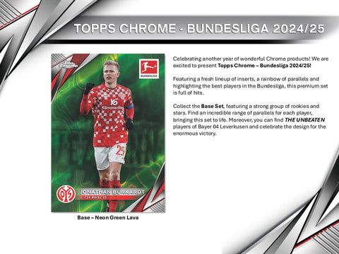 2024/25 Topps Chrome Bundesliga Soccer 7-Pack Blaster
