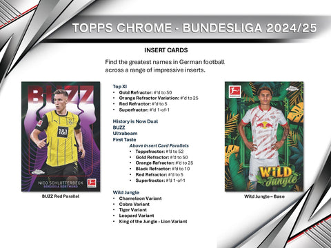 2024/25 Topps Chrome Bundesliga Soccer 7-Pack Blaster