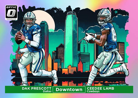 2024 Panini Donruss Optic Football 6-Pack Hobby Blaster (Blue Scope Parallels!)
