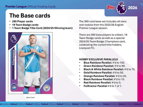 2025/26 Topps Premier League EPL Soccer Hobby (Presell)
