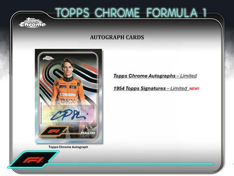 2024 Topps Chrome F1 Formula 1-6-Pack Blaster Box
