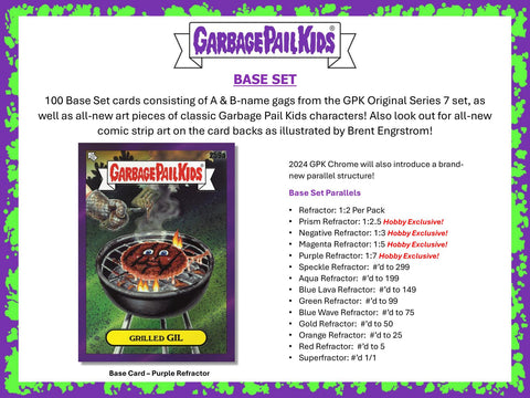 Garbage Pail Kids Chrome Series 7 Hobby (Topps 2024)