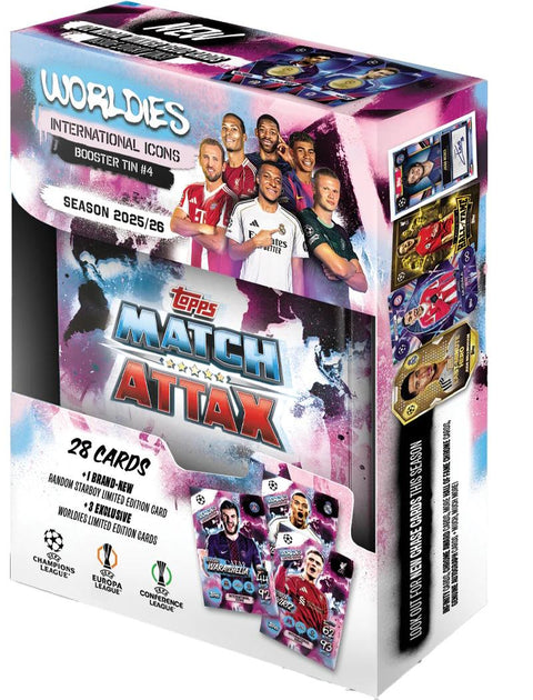 2025/26 Topps Match Attax UEFA Champions League Soccer Mini Tin