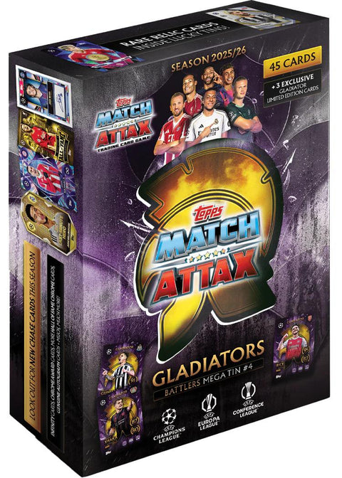 2025/26 Topps Match Attax UEFA Champions League Soccer Mega Tin