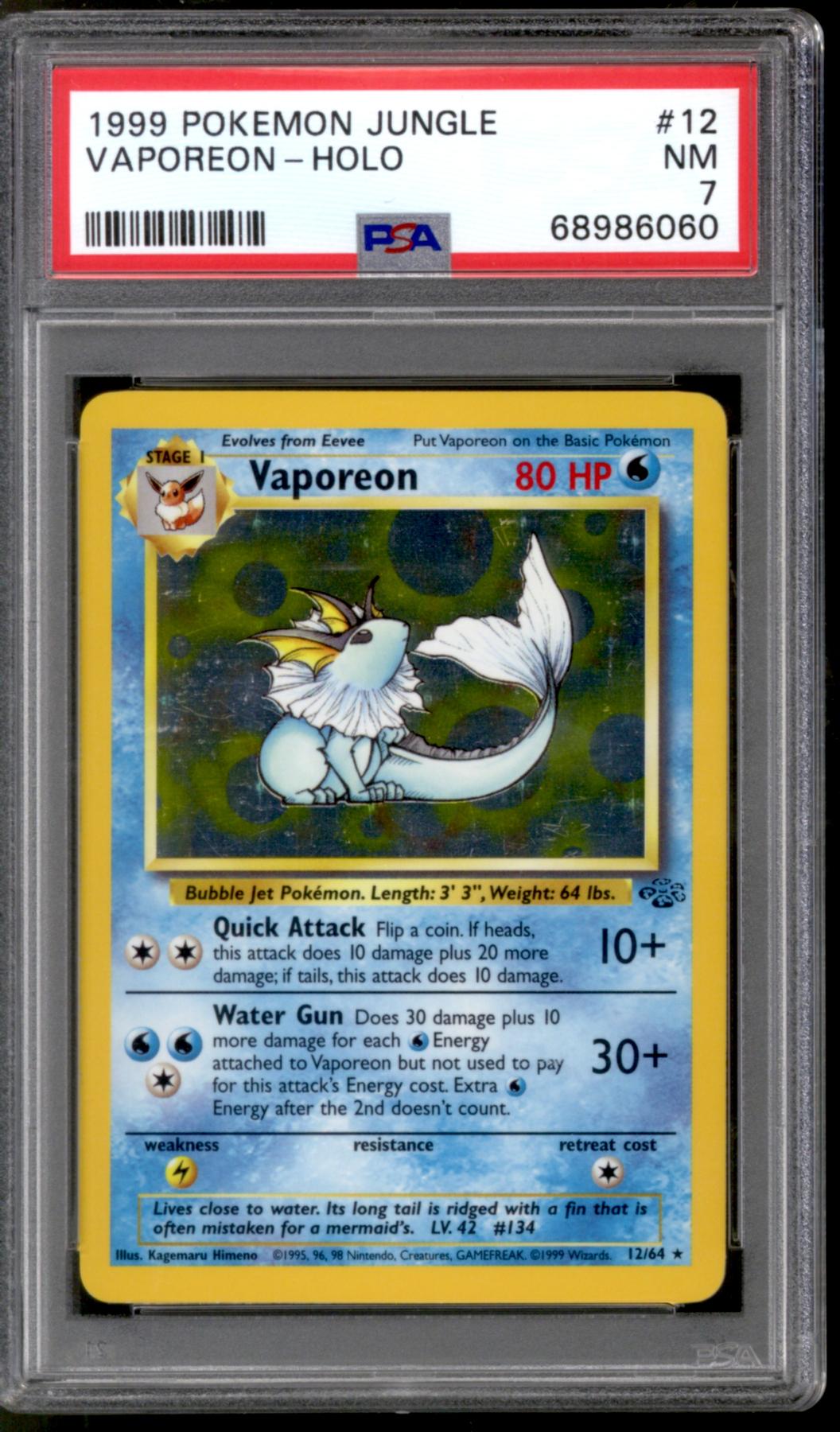 Pokemon Vaporeon deals 12