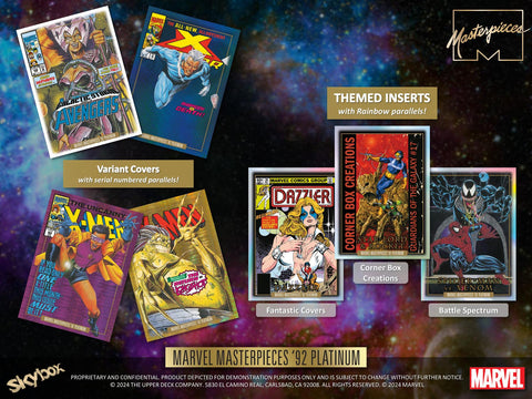Marvel Masterpieces '92 Platinum Hobby (Upper Deck 2024)
