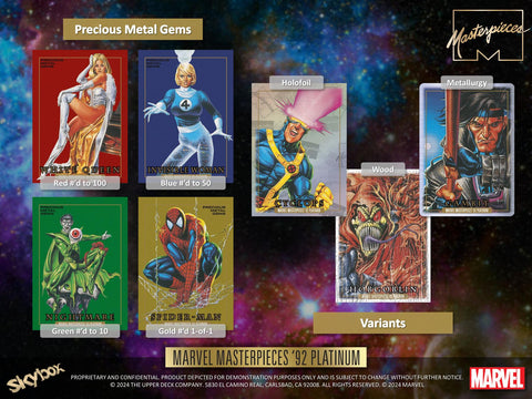 Marvel Masterpieces '92 Platinum Hobby (Upper Deck 2024)