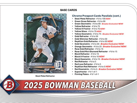 2025 Bowman Baseball HTA Choice
