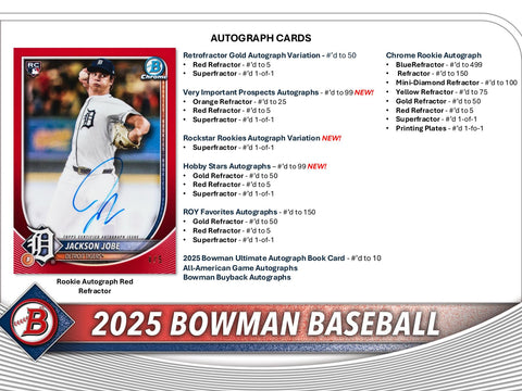 2025 Bowman Baseball HTA Choice