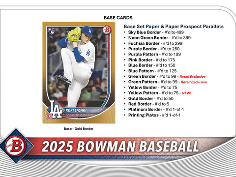 2025 Bowman Baseball 6-Pack Blaster