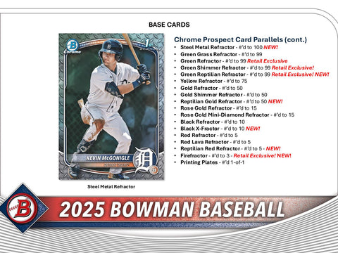 2025 Bowman Baseball 6-Pack Blaster