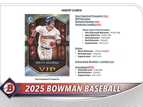 2025 Bowman Baseball 6-Pack Blaster