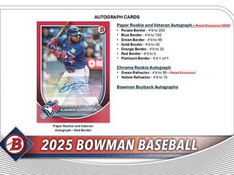 2025 Bowman Baseball 6-Pack Blaster