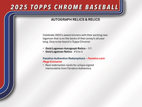 2025 Topps Chrome Baseball Mega