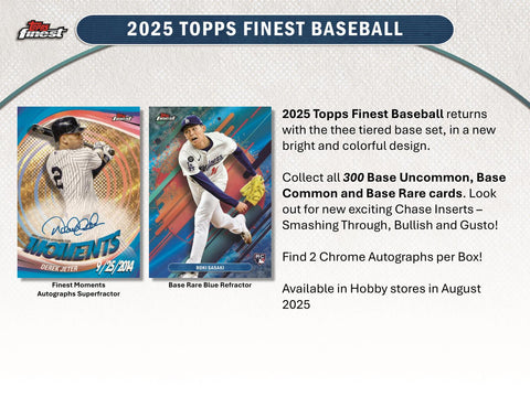 2025 Topps Finest Baseball Hobby