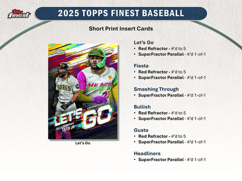 2025 Topps Finest Baseball Hobby