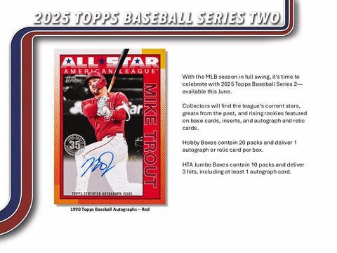 2025 Topps Series 2 Baseball Hobby Jumbo