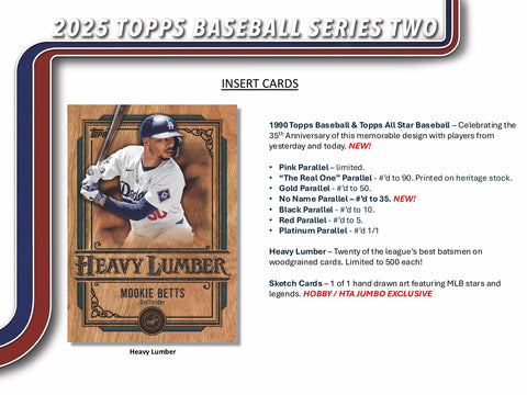 2025 Topps Series 2 Baseball Hobby Jumbo