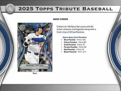 2025 Topps Tribute Baseball Hobby