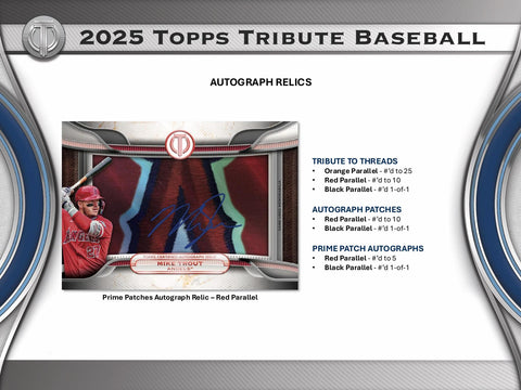 2025 Topps Tribute Baseball Hobby