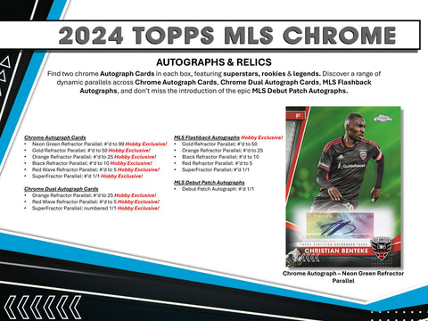 2024 Topps MLS Major League Soccer Chrome Hobby