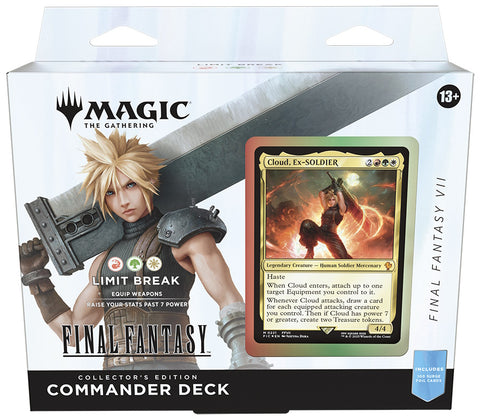 Magic the Gathering Final Fantasy Collector Commander 4-Deck Case