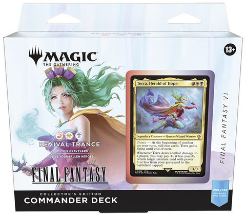 Magic the Gathering Final Fantasy Collector Commander 4-Deck Case