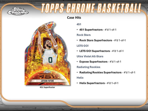 2024/25 Topps Chrome Basketball Hobby