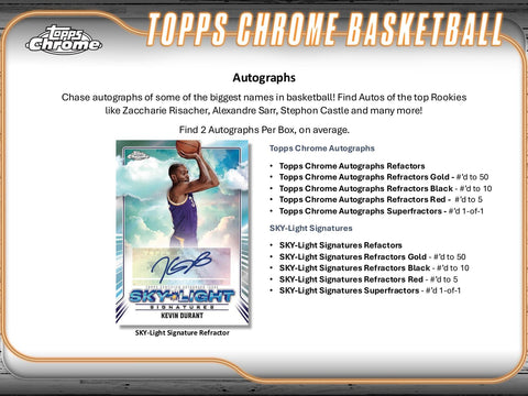 2024/25 Topps Chrome Basketball Hobby