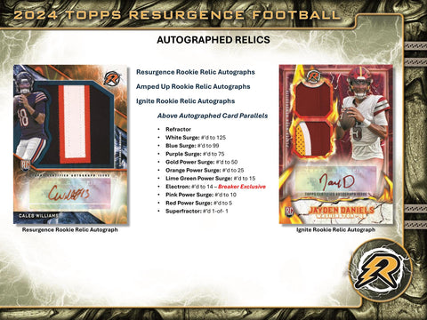 2024 Topps Resurgence Football 8-Pack Blaster