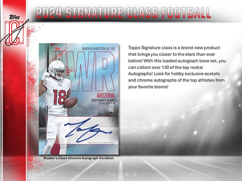 2024 Topps Signature Class Football Mega