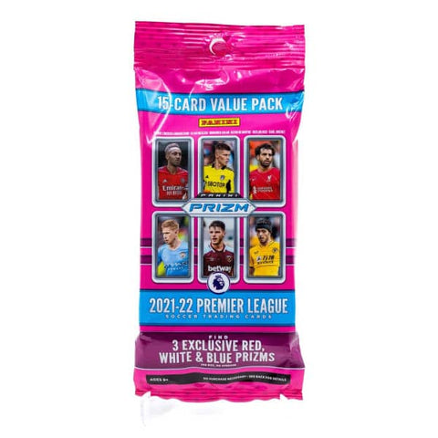 2021/22 Panini Prizm Premier League EPL Soccer Jumbo Value 12-Pack