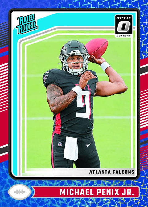 2024 Panini Donruss Optic Football 6-Pack Hobby Blaster (Blue Scope Parallels!)