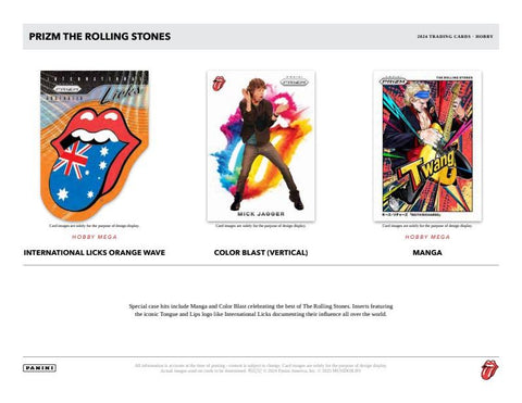 Prizm The Rolling Stones Hobby Mega (Panini 2024)
