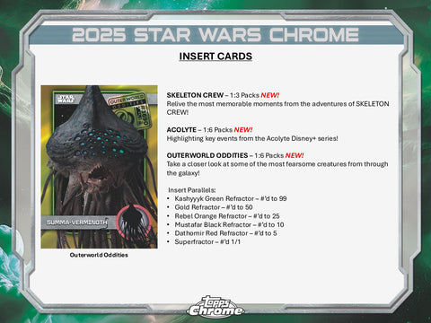 Star Wars Chrome Hobby (Topps 2025)