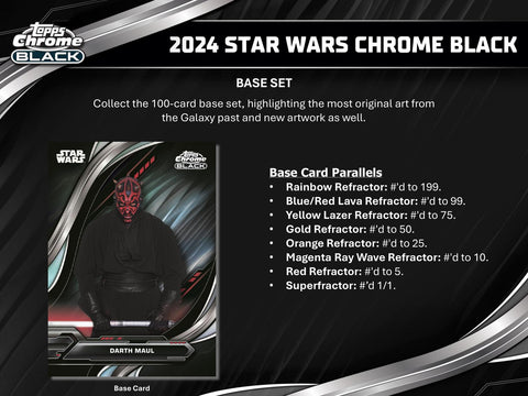 Star Wars Chrome Black Hobby (Topps 2024)