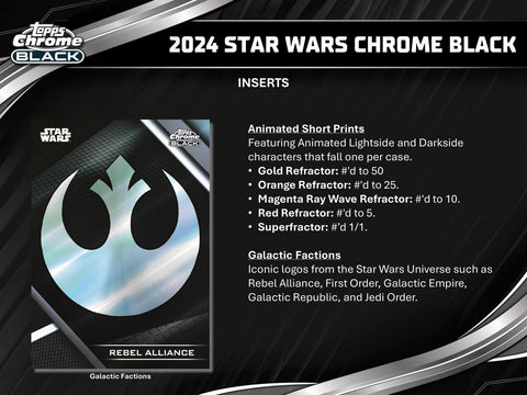 Star Wars Chrome Black Hobby (Topps 2024)