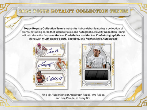 2024 Topps Royalty Collection Tennis Hobby