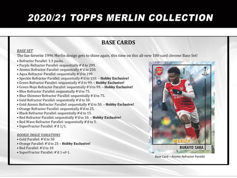 2020/21 Topps Merlin Chrome Soccer Hobby