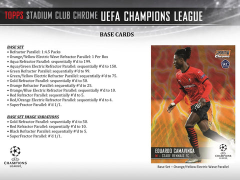 2020/21 Topps UEFA Stadium Club Chrome Soccer Hobby