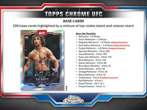 2025 Topps Chrome UFC Hobby