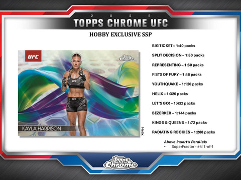 2025 Topps Chrome UFC Hobby