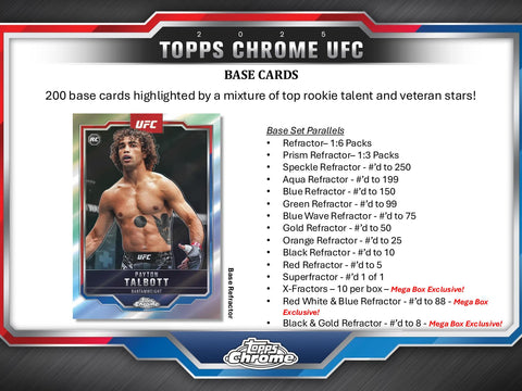 2025 Topps Chrome UFC Mega