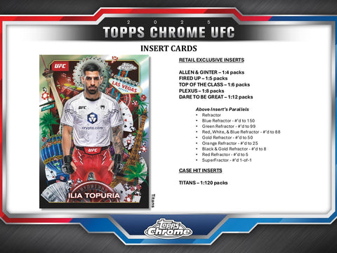 2025 Topps Chrome UFC Mega