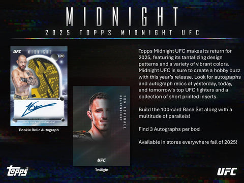 2025 Topps Midnight UFC Hobby