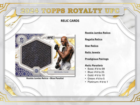 2024 Topps Royalty UFC Hobby Box