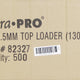 Ultra Pro 3x4 Memorabilia Sized 130pt. Toploaders