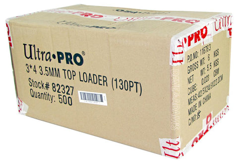 Ultra Pro 3x4 Memorabilia Sized 130pt. Toploaders
