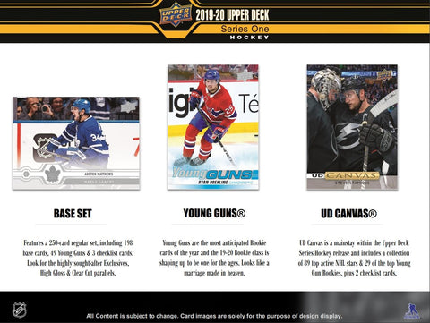 2019/20 Upper Deck Series 1 Hockey 24-Pack