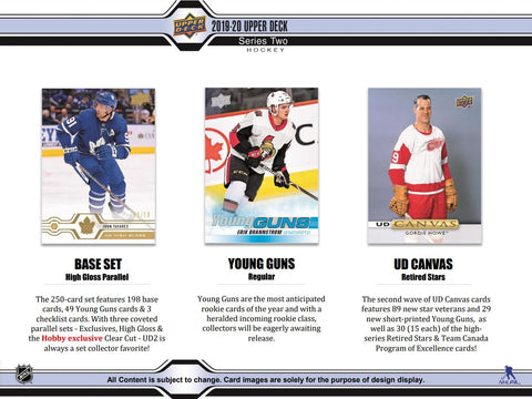 2019/20 Upper Deck Series 2 Hockey Hobby